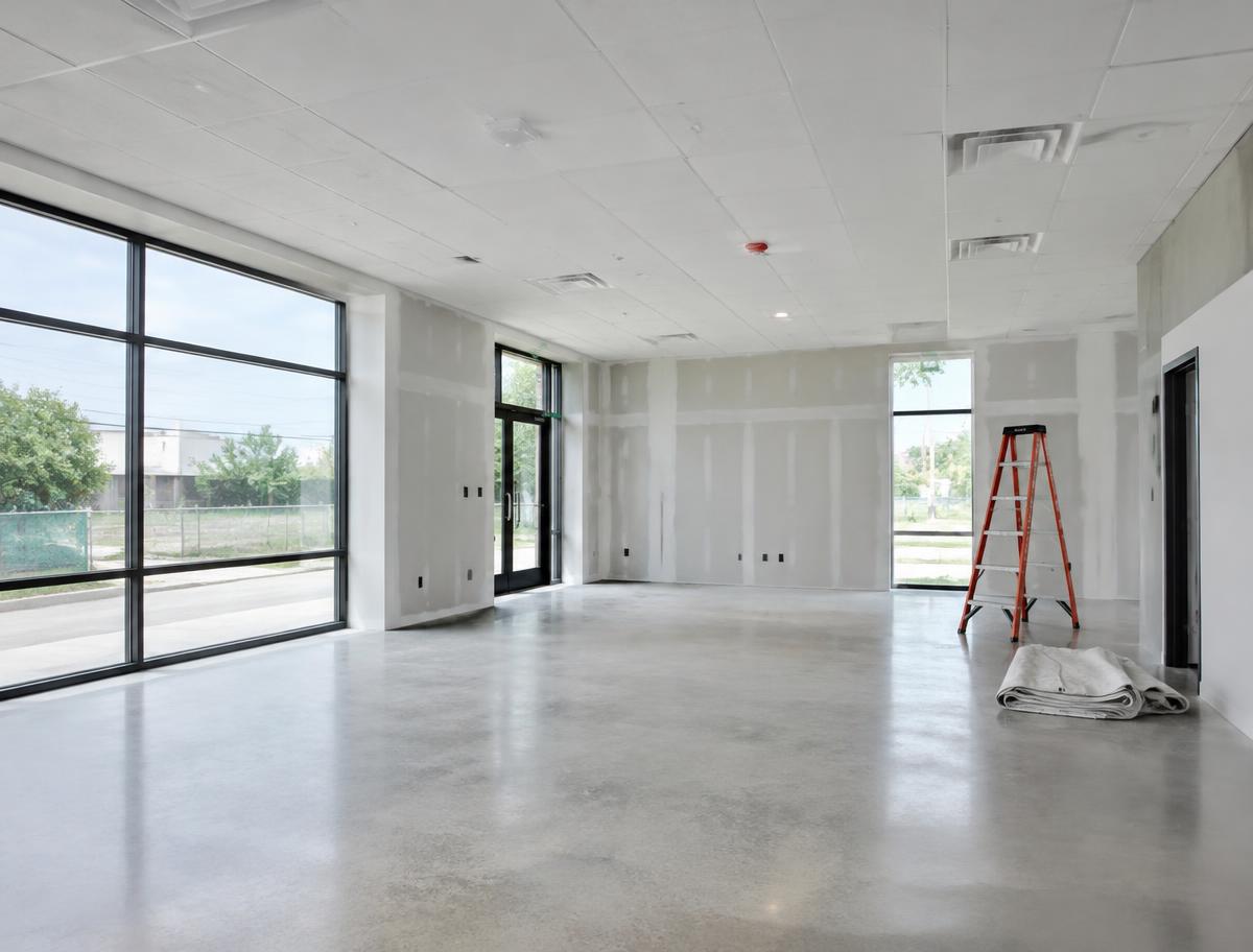 Representative commercial construction environment