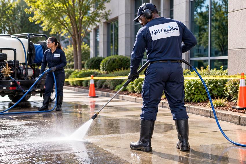 Representative window cleaning environment