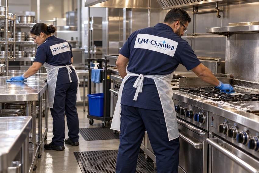 Representative commercial & janitorial cleaning environment